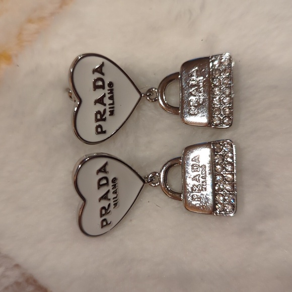 Prada Heart Purse Earrings - Picture 2 of 5